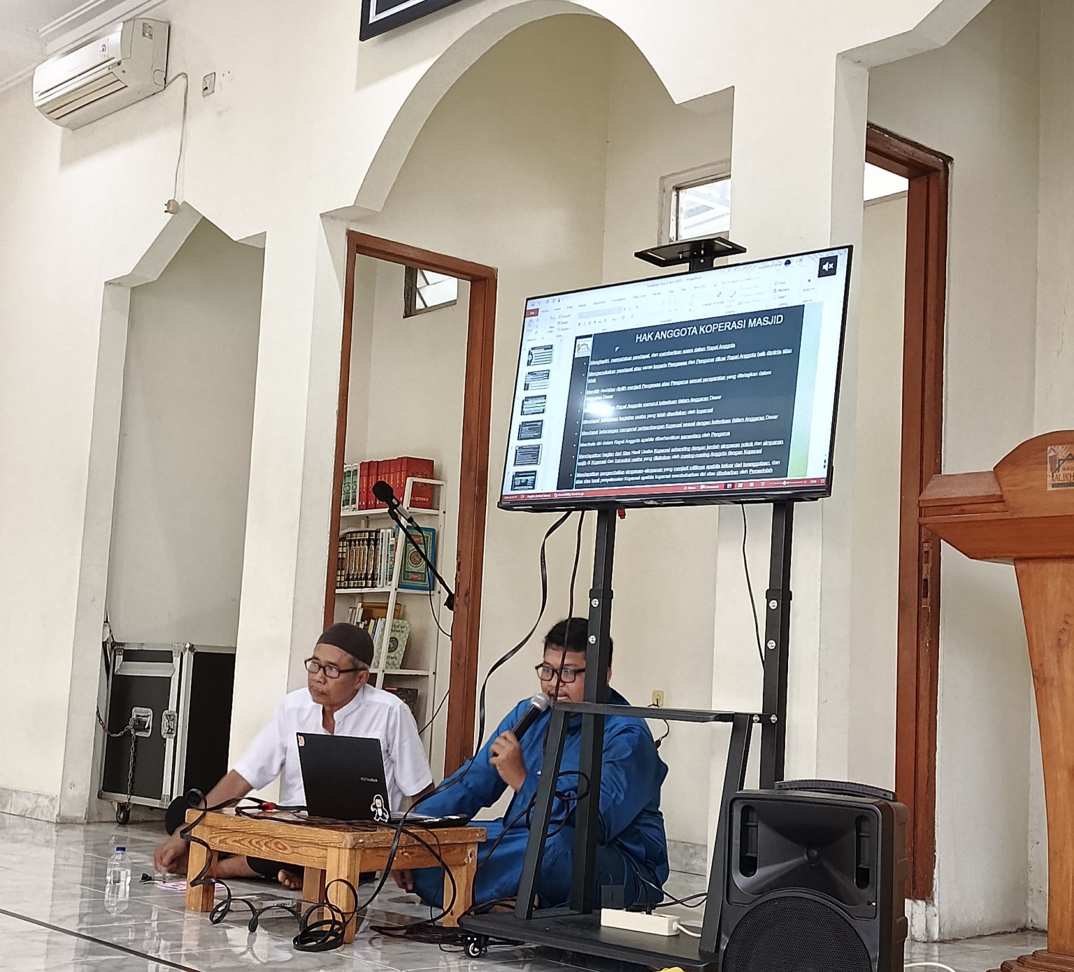 Sosialisasi Koperasi Konsumen Masjid Al-Ikhlas Merah Putih